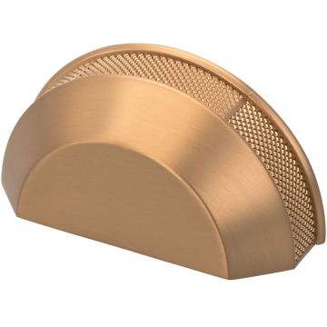 Cup Pull Handle 'Kilo' Brushed Brass