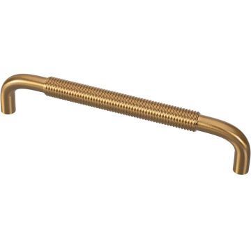 D Handle 'Big Wire' Anodized Gold Ribbed