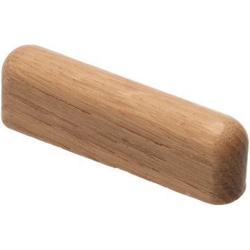 Wooden bar 'Match' Oak Clear Lacquered 60 mm
