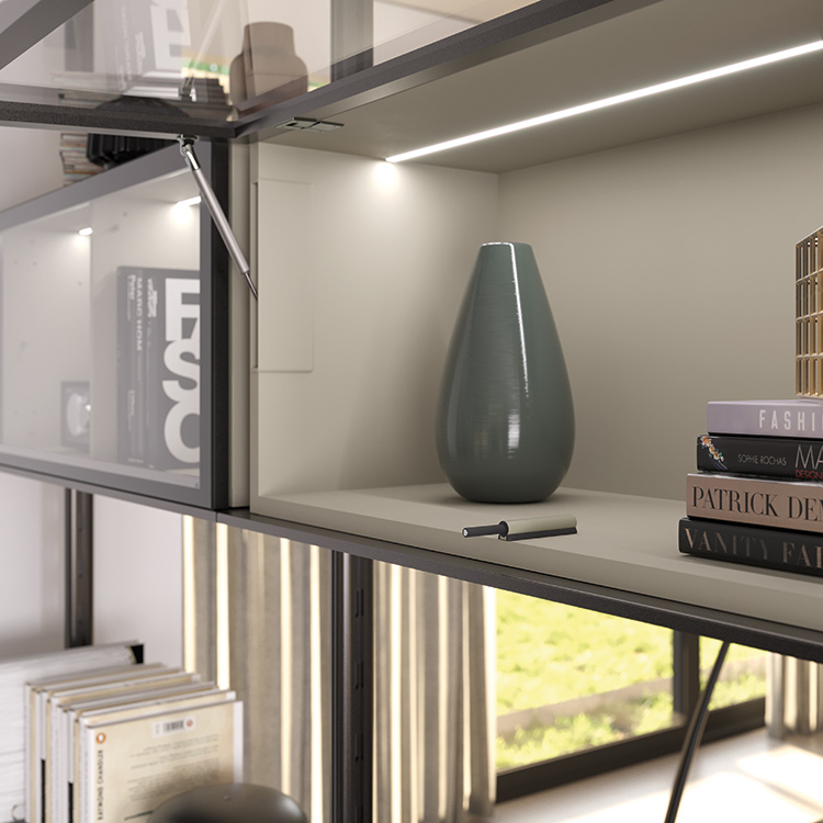 K Push TECH Texture – Handleless opening with an exclusive textured finish