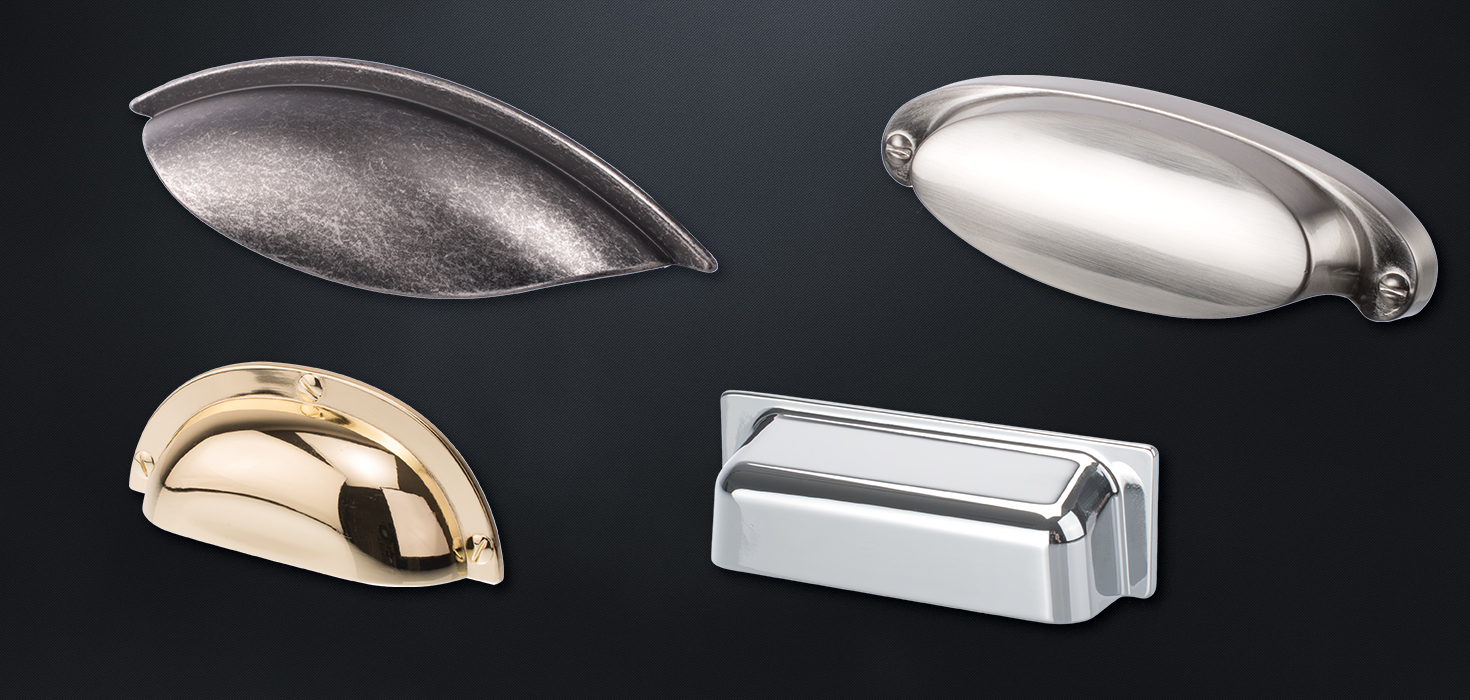 Cup Pull Handles for Kitchens, Wardrobes and Furnitures QualityFittings