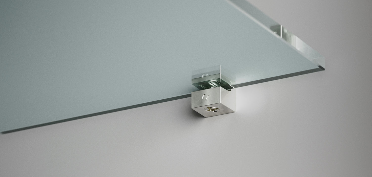 Professional Glass Shelf Fittings & Hardware for a Secure Installation